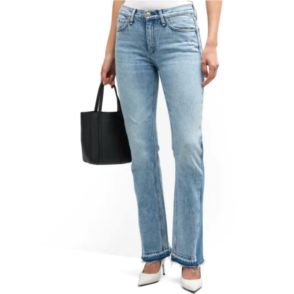 Rag & Bone sz 32 Peyton Sliced in Lou Jeans Denim Bootcut Flare